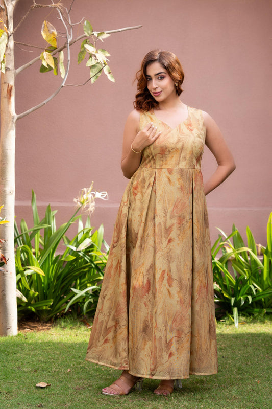 Sunset Aura Maxi Dress