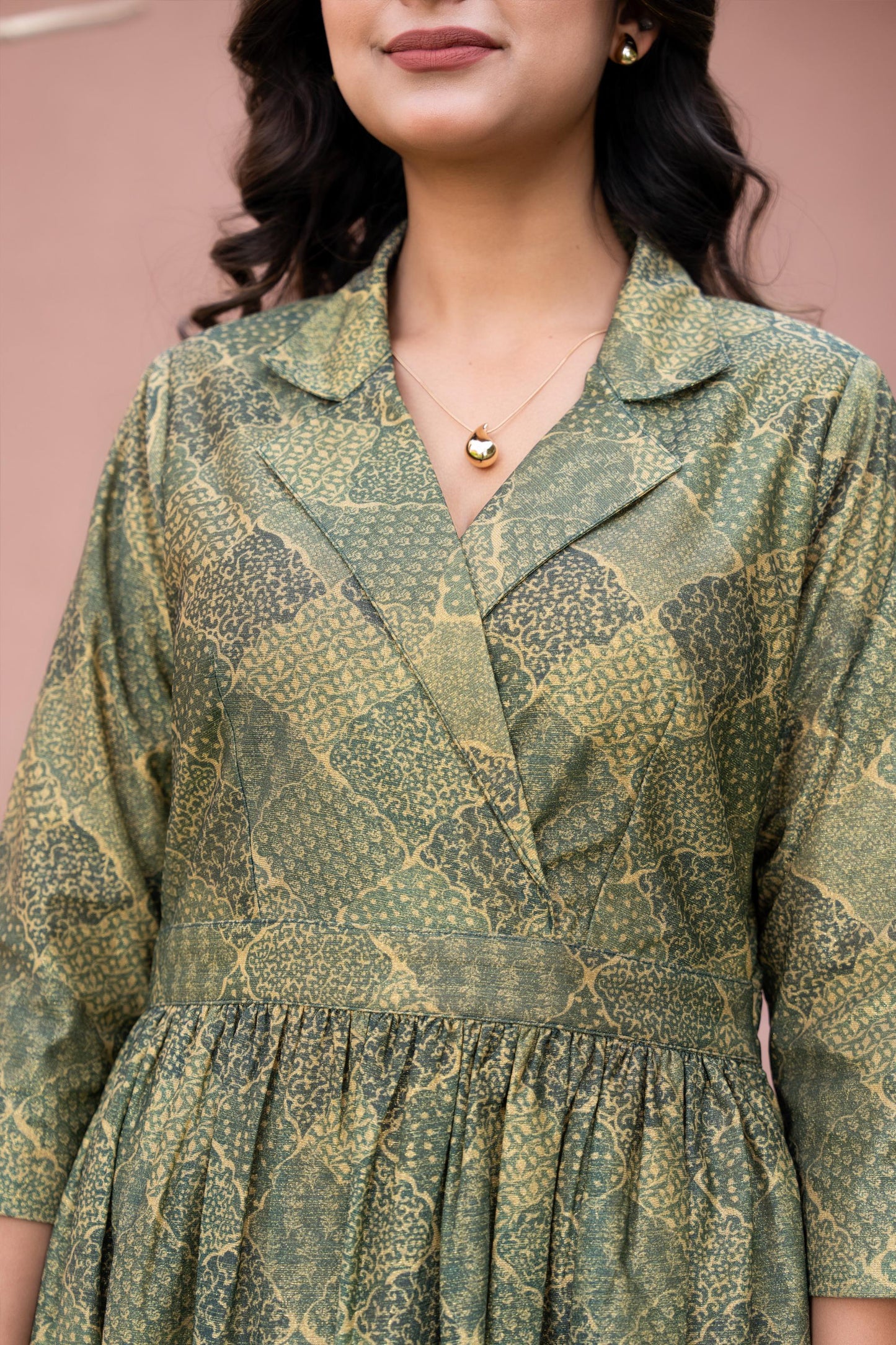 Ruhani Olive Grace Dress