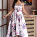 Rosy Aura Jacket Style Dress