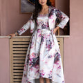 Rosy Aura Jacket Style Dress