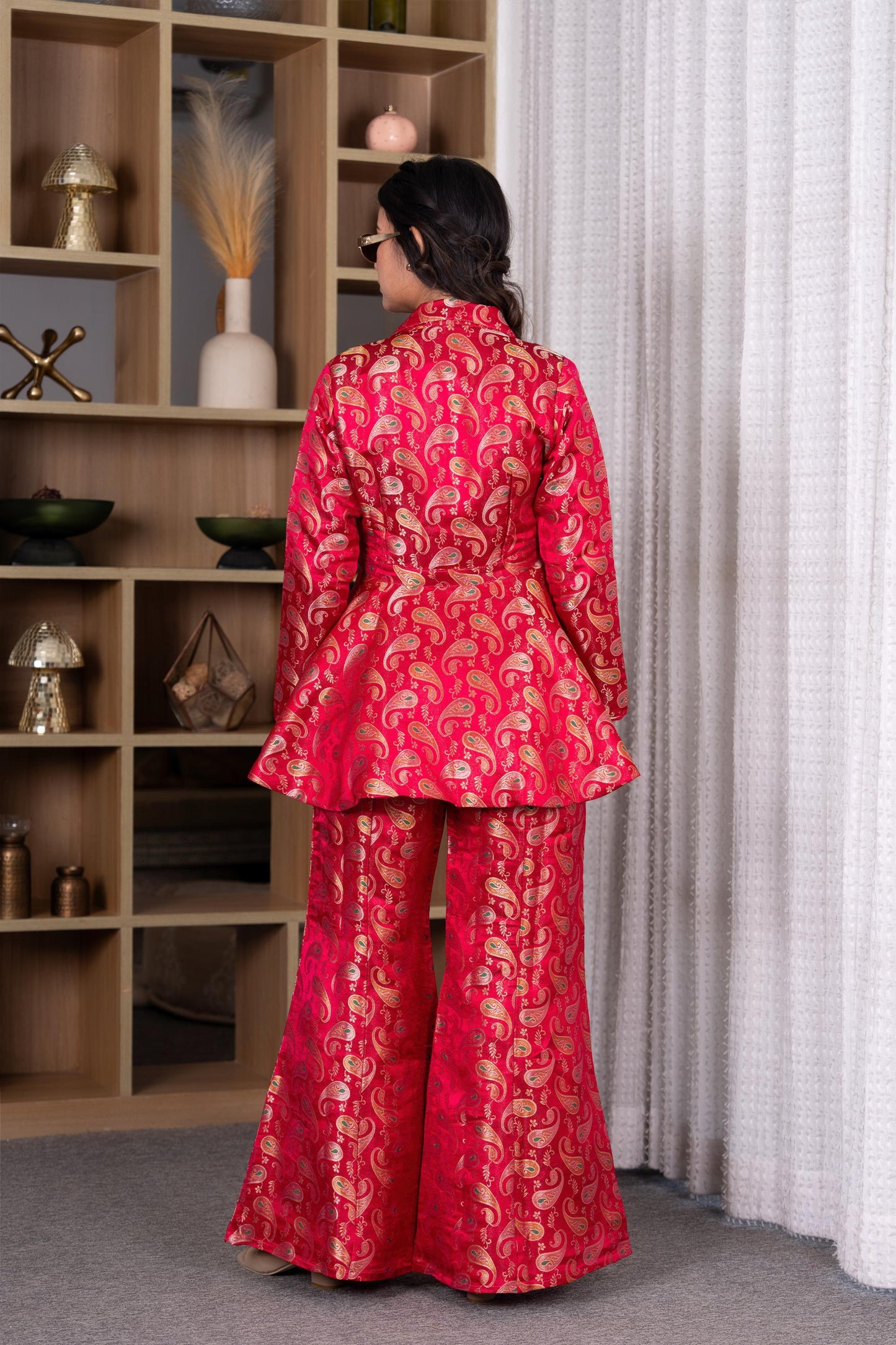 Pink Premium Brocade Co-ord Set